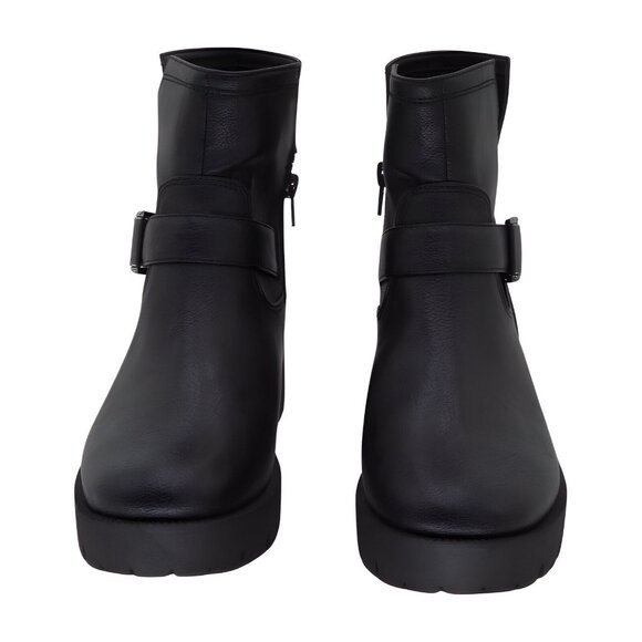 Black Women's Ankle Boots - Picture 4 of 8